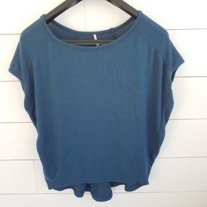 nine 1 eight Tops - Deep Turquoise Knitted baggy top (A5) nine 1 eight Tops - Deep Turquoise Knitted baggy top (A5)